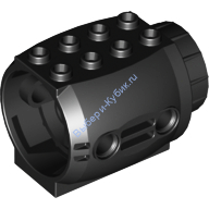 Деталь Лего Двигатель Большой Цвет Черный