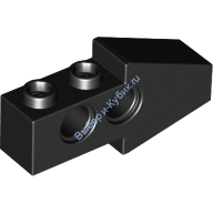 Деталь Лего Техник Кубик Скошенный Короткий (Стрелка) Цвет Черный
