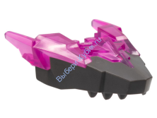 Деталь Лего Голова Дракона (Ниндзяго) Верхняя Челюсть С Рогами Цвет Прозрачно-Розовый