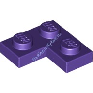 Деталь Лего Пластина 2 х 2 Угол Цвет Темно-Фиолетовый