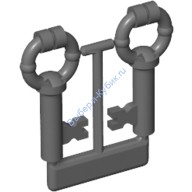 Деталь Лего Ключи 2 шт Цвет Темно-Серый