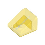 Деталь Лего Скос 1 х 1 х 2/3 Цвет Прозрачно-Желтый