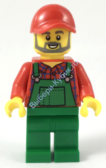 Минифигурка Лего Сити - Фермер
