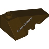 Деталь Лего Клин 4 х 2 Тройной Правый Цвет Темно-Коричневый