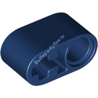 Деталь Лего Техник Бим 1 х 2 Толстый С Отверстиями Для Пина И Оси Цвет Темно-Синий