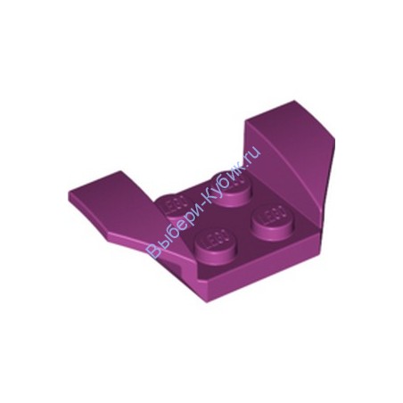 Деталь Лего Автомобильное Крыло 2 х 4 С Расклешенными Крыльями Цвет Маджента