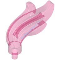 Деталь Лего Перо / Огонь Цвет Прозрачно-Розовый