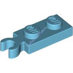 Деталь Лего Пластина 1 х 2 С Вертикальной Защелкой На Конце Цвет Умеренно-Лазурный