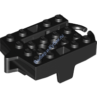 Деталь Лего База Т/С 4 х 5 Для Роликовой Машины (Тележки) Цвет Черный