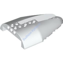 Деталь Лего Фюзеляж Самолета 8 х 12 С 4 Отверстиями Цвет Белый