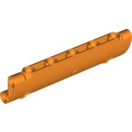 Деталь Лего Техник Панель Изогнутая 11 х 3 С 2 Отверстиями Под Пин На Поверхности Цвет Оранжевый