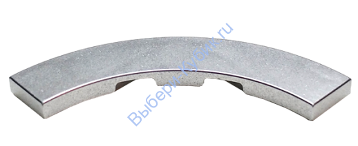 Деталь Лего Плитка Круглый Угол 4 х 4 Макарони Широкая Цвет Металлический Серебрянный