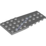 Деталь Лего Пластина Клин 4 х 9 С Зазубринами Цвет Светло-Серый