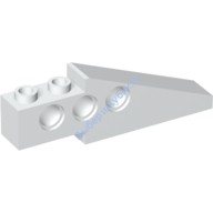 Деталь Лего Техник Кубик Скошенный Длинный (Стрелка) Цвет Белый