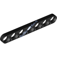 Деталь Лего Техник Бим 1 х 7 Тонкий Цвет Черный