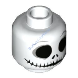 Деталь Лего Голова Минифигурки Джек Цвет Белый