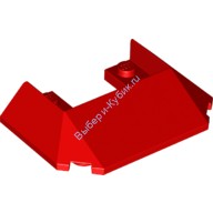 Деталь Лего Скос 45 6 х 4 Двойной / 33 (Крыша Поезда) Цвет Красный
