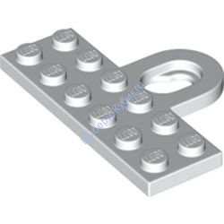 Деталь Лего Пластина 2 х 6 С Муфтой Цвет Белый