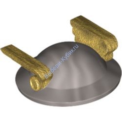 Деталь Лего Шляпа С Крыльями Цвет Перламутрово-Светло-Серый