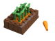 Набор Деталей Лего От Выбери Кубик ГРЯДКА С МОРКОВКОЙ 
