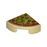 Плитка Круглая 1 х 1 Четверть Кусок Пиццы, Цвет: Песочный