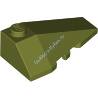 Деталь Лего Клин 4 х 2 Тройной Правый Цвет Оливковый Зеленый