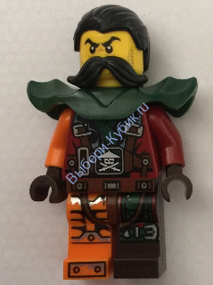 Минифигурка Лего Ниньдзяго - Flintlocke - Armor (70594)