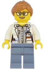 Минифигурка Лего Сити Ученый