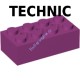 Деталь Лего Техник Кубик 2 х 4 С Отверстиями Цвет Маджента