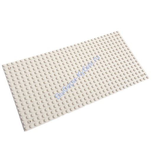 Деталь Аналог Совместимый С Лего Базовая пластина 16х32 белая