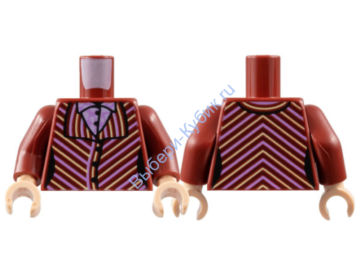 Деталь Лего Торс Цвет  Темно-Красный