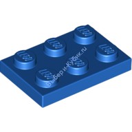 Деталь Лего Пластина 2 х 3 Цвет Синий