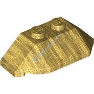Деталь Лего Клин 2 х 4 Тройной Цвет Перламутрово-Золотой