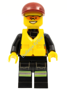 Минифигурка Лего Сити - Спасатель