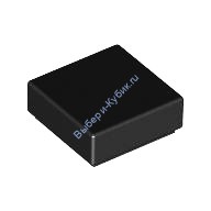 Деталь Лего Плитка 1 х 1 С Желобком Цвет Черный