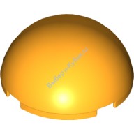 Деталь Лего Цилиндр Полусфера 4 х 4 Цвет Ярко-Светло-Оранжевый