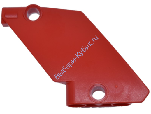 Деталь Лего Техник Панель Изогнутая #61 5 x 7 Левая Цвет Красный