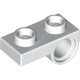 Деталь Лего Пластина 1 х 2 С Отверстием Под Пин Снизу Цвет Белый