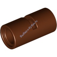 Деталь Лего Техник Пин Коннектор Круглый 2L Гладкий С Разрезом Цвет Коричневый