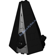 Деталь Лего Крыша Башни 6 х 8 х 9 Полуконус Цвет Черный