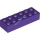 Деталь Лего Кубик 2 х 6 Цвет Темно-Фиолетовый