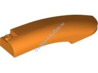 Деталь Лего Клин 10 x 2 x 2 Правый Цвет Оранжевый