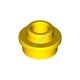 Деталь Лего Пластина Круглая 1 х 1 С Открытым Штырьком Цвет Желтый