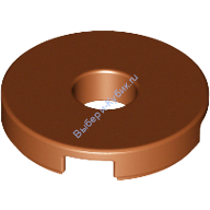 Деталь Лего Плитка Круглая 2 х 2 С Отверстием Цвет Коричневый