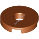 Деталь Лего Плитка Круглая 2 х 2 С Отверстием Цвет Коричневый