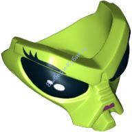 Деталь Лего Лицо С Рисунком Цвет Лайм