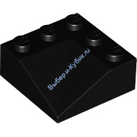 Деталь Лего Кубик Скошенный 33 3 x 3 Двойной Вогнутый Цвет Черный
