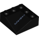 Деталь Лего Кубик Скошенный 33 3 x 3 Двойной Вогнутый Цвет Черный