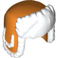 Деталь Лего Шапка Ушанка Цвет Оранжевый