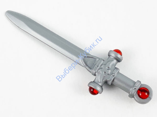 Деталь Лего Меч Годрика Гриффиндора Цвет Перламутрово-Светло-Серый